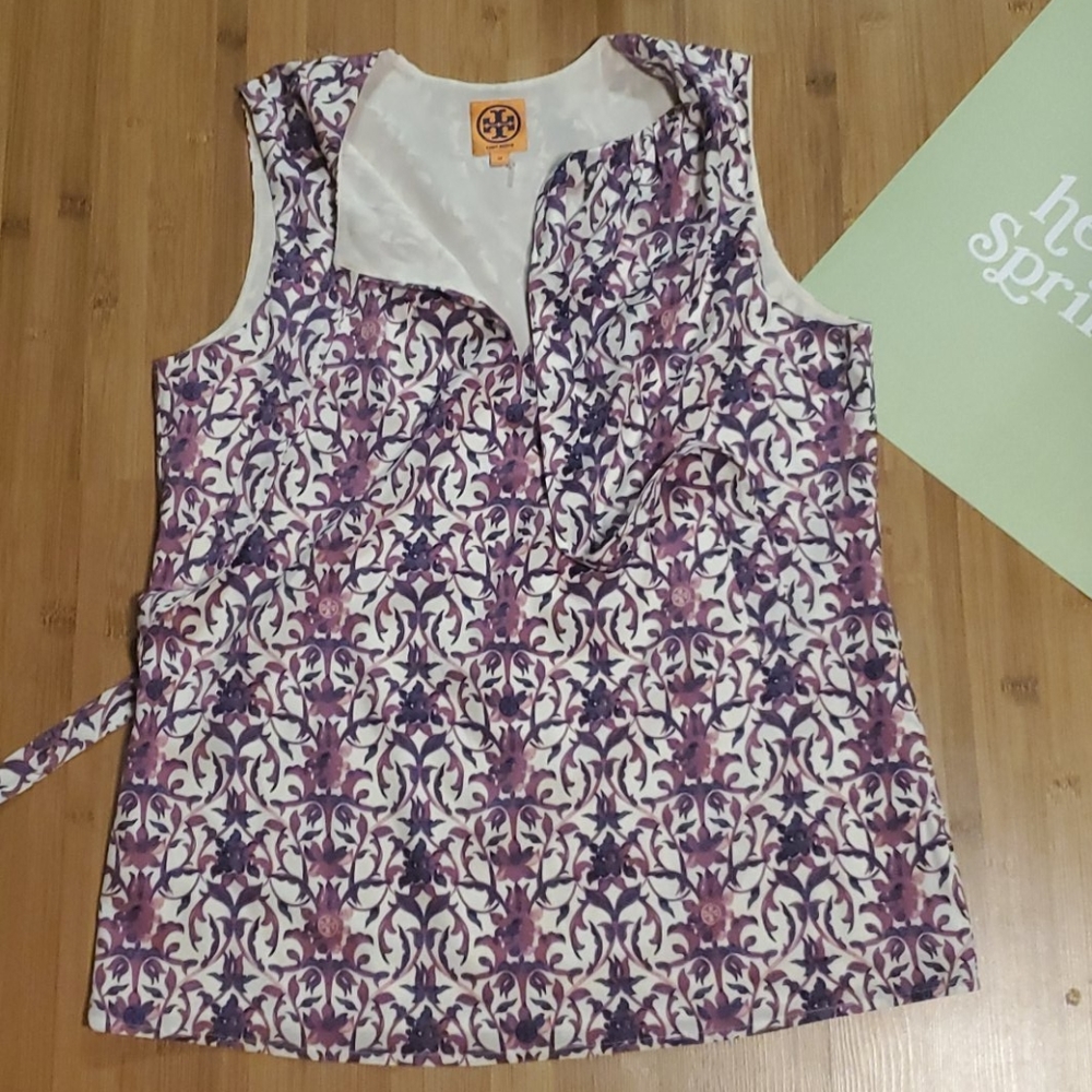TORY BURCH SLEEVELESS BLOUSE